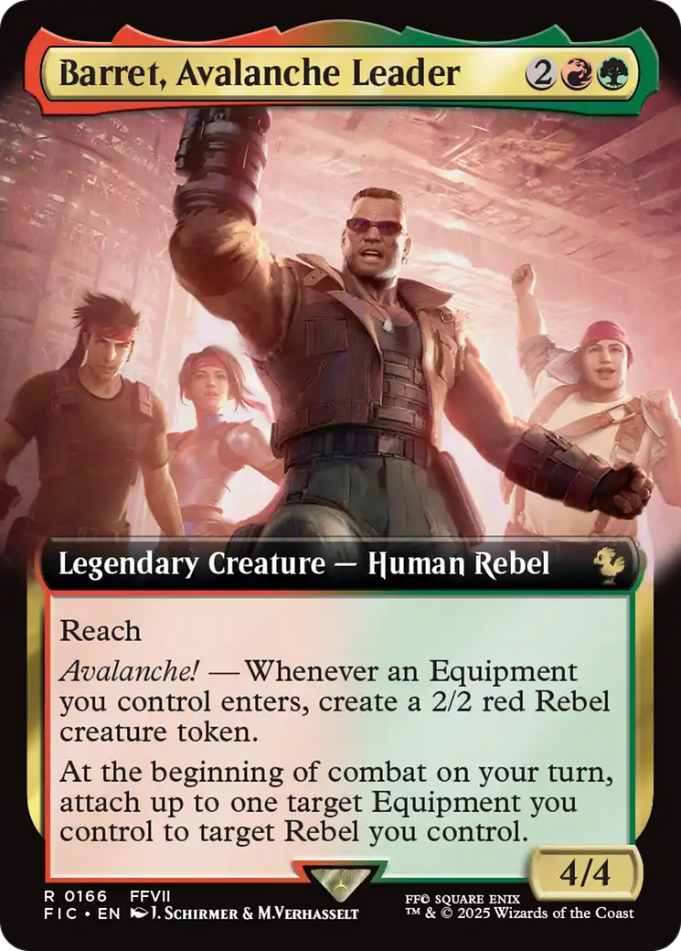 Barret, Avalanche Leader (Extended Art) [FINAL FANTASY Commander] | Empire Gaming NC