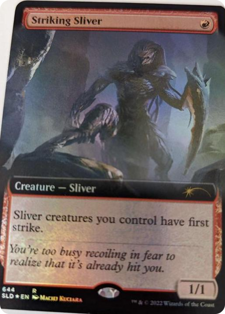 Striking Sliver (Extended Art) [Secret Lair Drop Series] | Empire Gaming NC