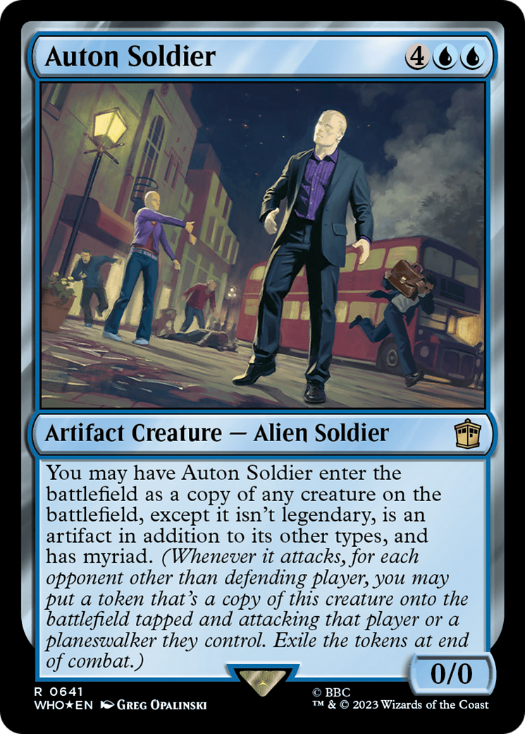Auton Soldier (Surge Foil) [Doctor Who] | Empire Gaming NC