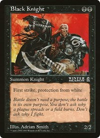 Black Knight (Oversized) [Oversize Cards] | Empire Gaming NC