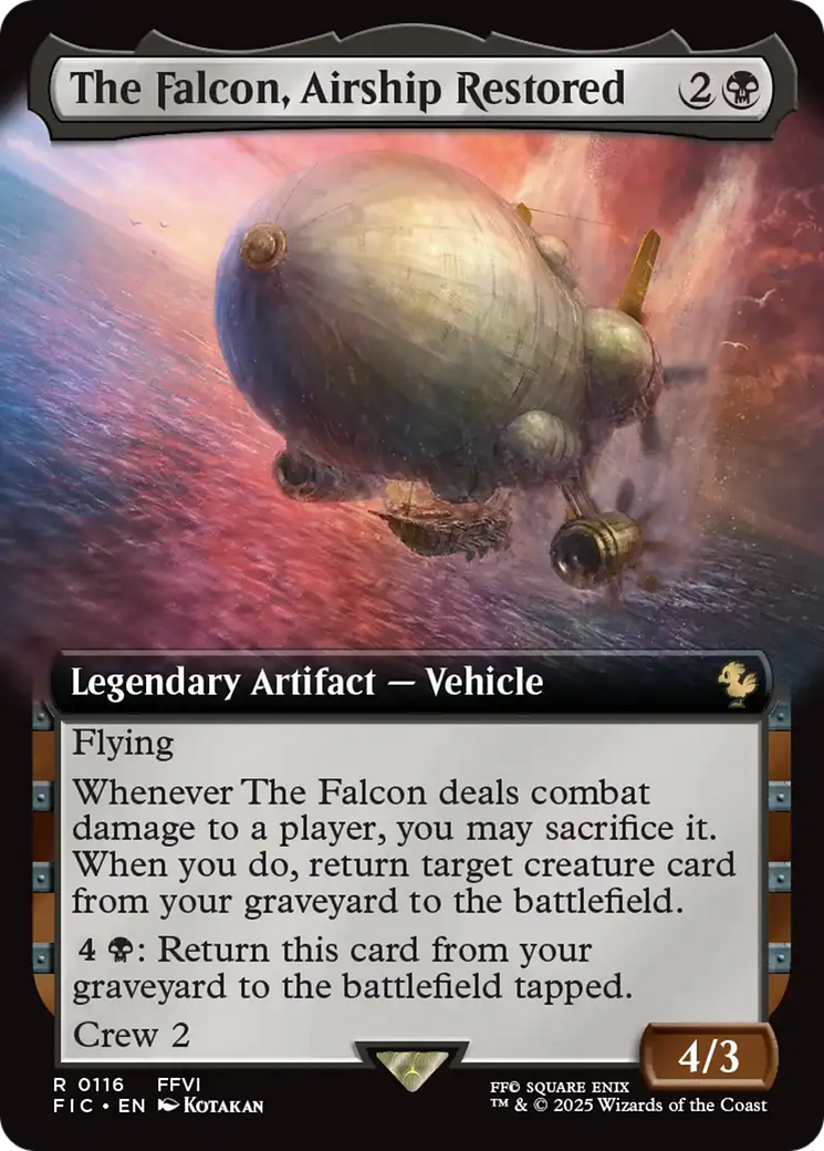 The Falcon, Airship Restored (Extended Art) [FINAL FANTASY Commander] | Empire Gaming NC