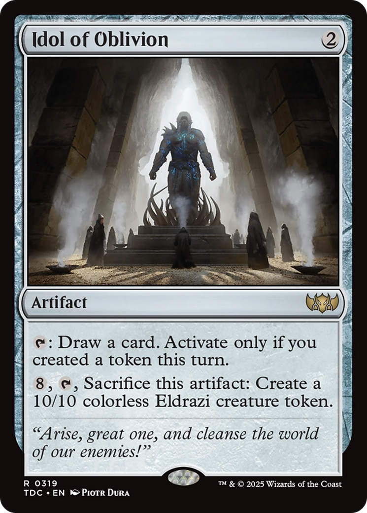 Idol of Oblivion [Tarkir: Dragonstorm Commander] | Empire Gaming NC