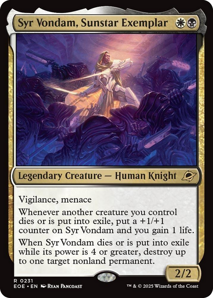 Syr Vondam, Sunstar Exemplar [Edge of Eternities] | Empire Gaming NC