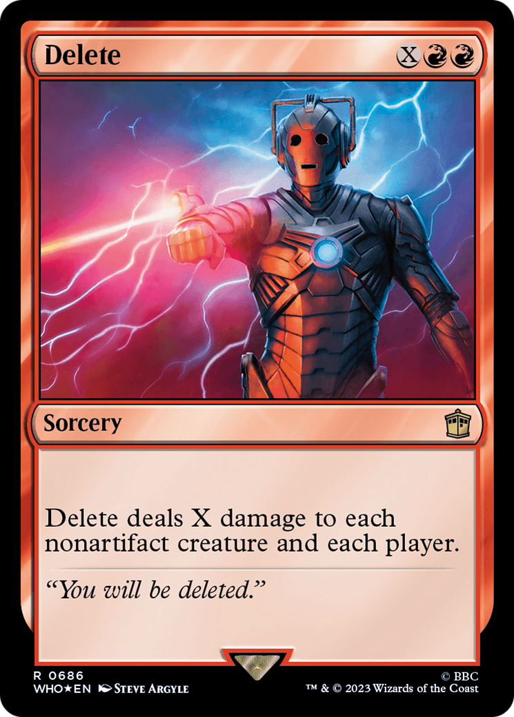 Delete (Surge Foil) [Doctor Who] | Empire Gaming NC