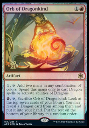 Orb of Dragonkind [Dungeons & Dragons: Adventures in the Forgotten Realms Prerelease Promos] | Empire Gaming NC