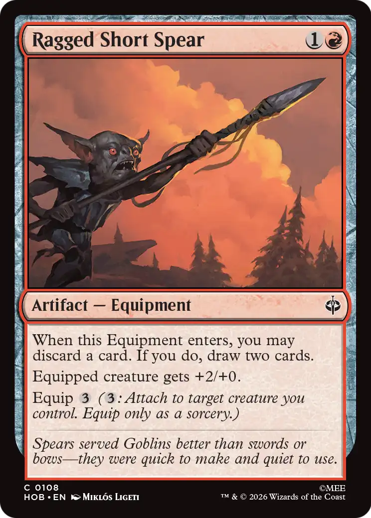 Ragged Short Spear [The Hobbit] | Empire Gaming NC