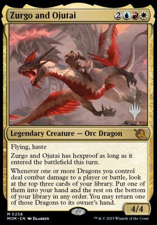 Zurgo and Ojutai (Promo Pack) [March of the Machine Promos] | Empire Gaming NC