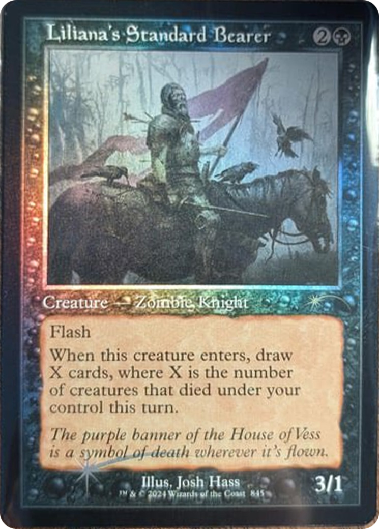 Liliana's Standard Bearer (Retro Frame) [Secret Lair Drop Series] | Empire Gaming NC