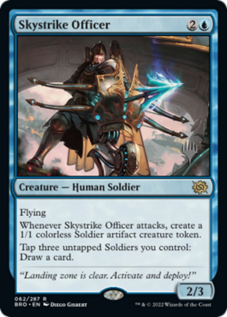 Skystrike Officer (Promo Pack) [The Brothers' War Promos] | Empire Gaming NC