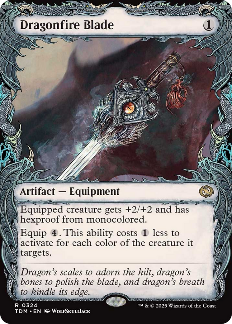 Dragonfire Blade (Showcase) [Tarkir: Dragonstorm] | Empire Gaming NC
