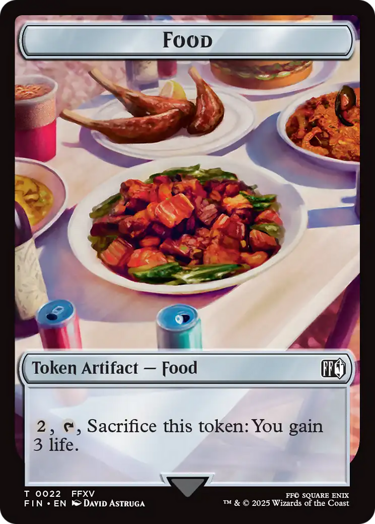 Hero (0002) // Food Double-Sided Token [FINAL FANTASY Tokens] | Empire Gaming NC