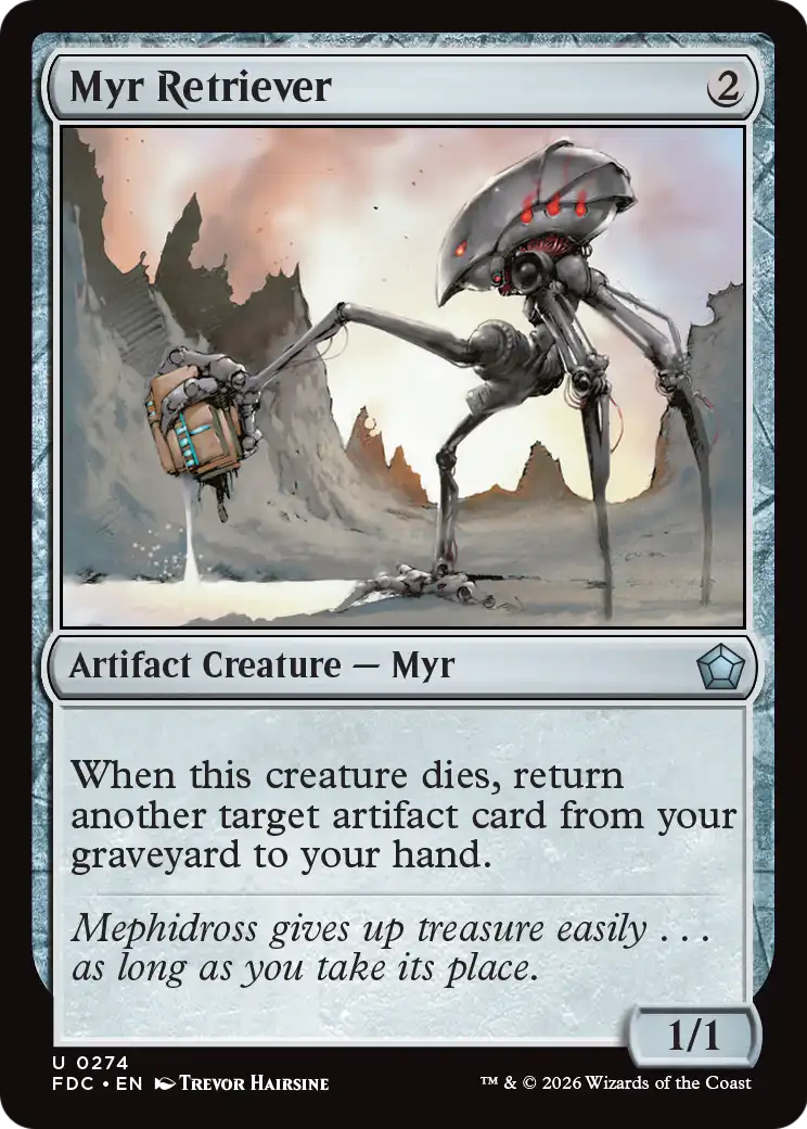 Myr Retriever [Foundations Commander] | Empire Gaming NC