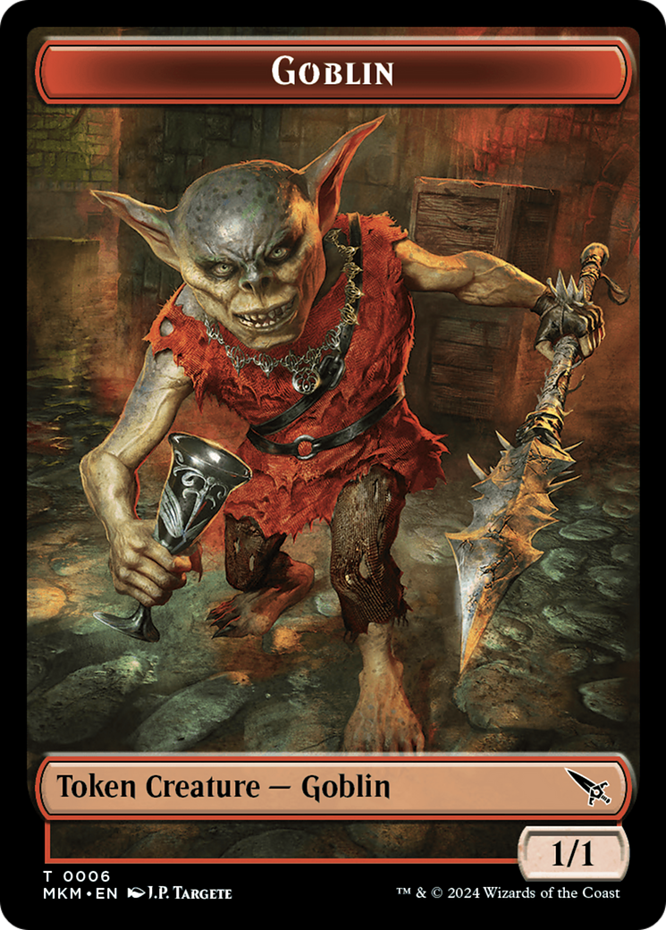 Detective // Goblin Double-Sided Token [Murders at Karlov Manor Tokens] | Empire Gaming NC