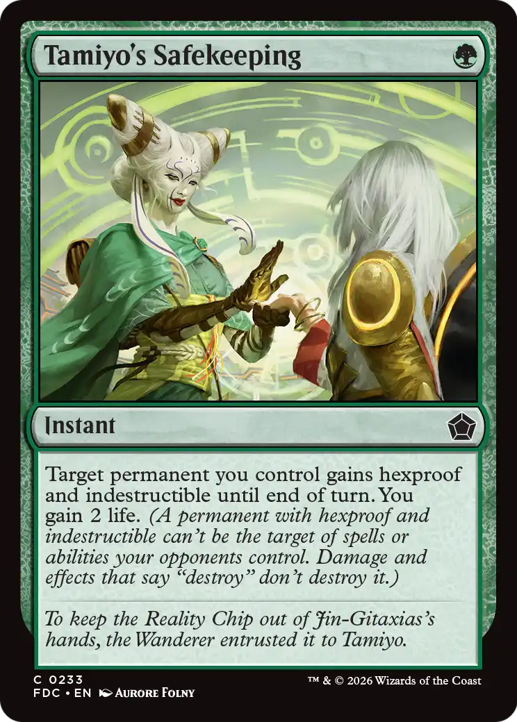 Tamiyo's Safekeeping [Foundations Commander] | Empire Gaming NC