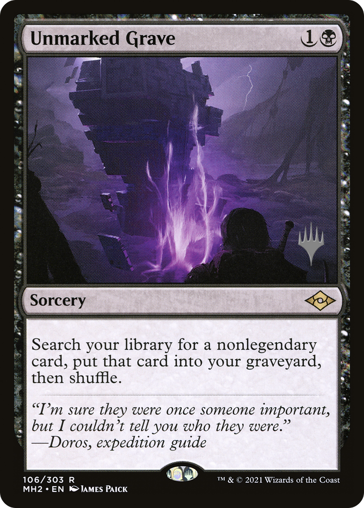 Unmarked Grave (Promo Pack) [Murders at Karlov Manor Promos] | Empire Gaming NC