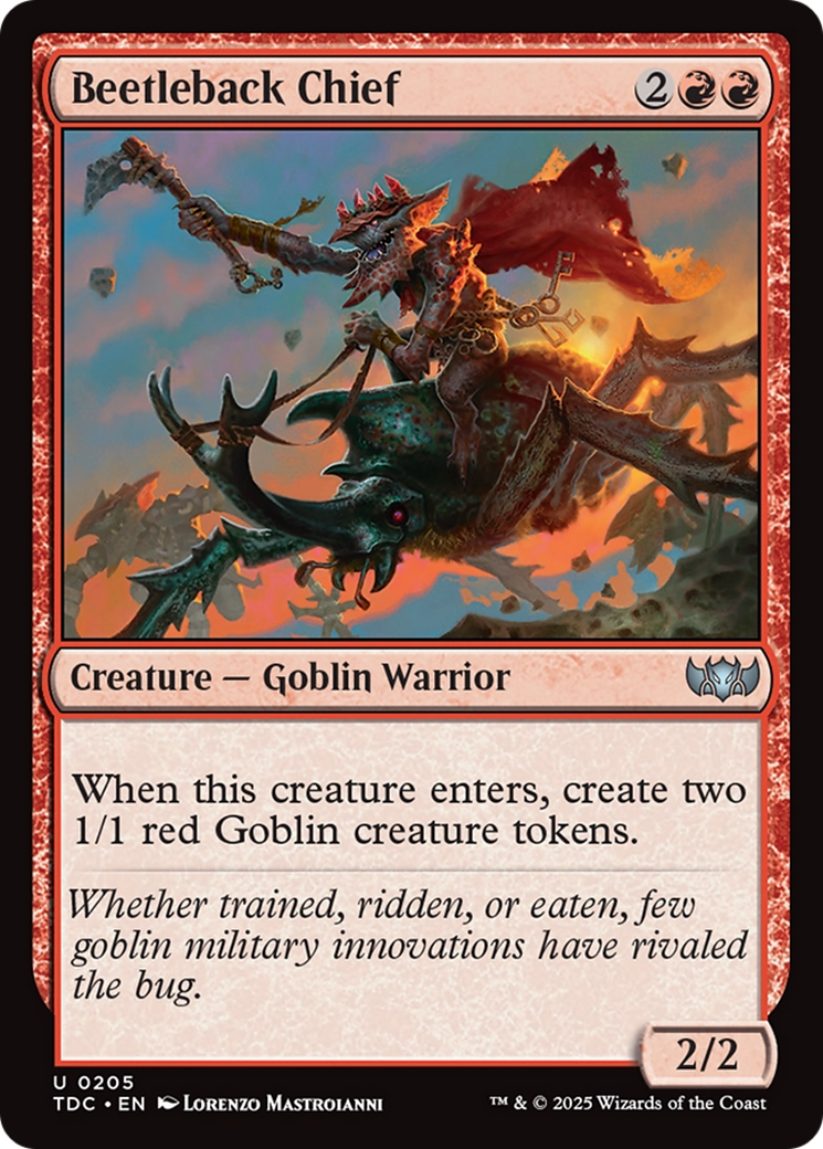 Beetleback Chief [Tarkir: Dragonstorm Commander] | Empire Gaming NC