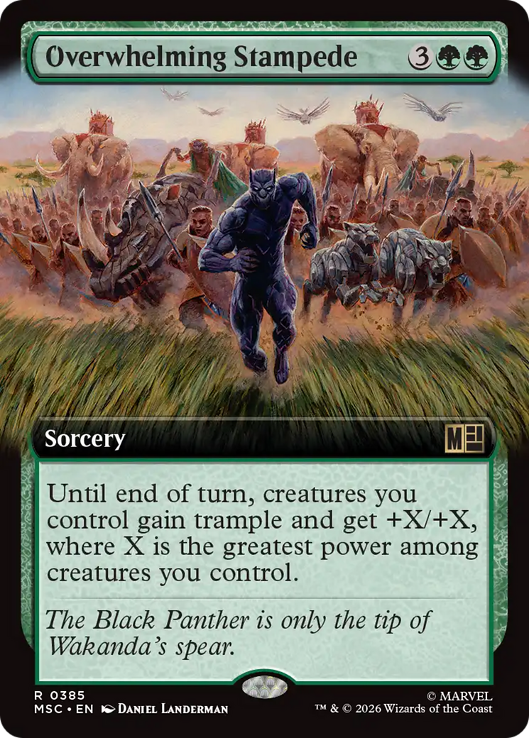 Overwhelming Stampede (Extended Art) [Marvel Super Heroes Commander] | Empire Gaming NC