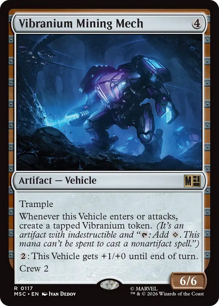 Vibranium Mining Mech (Surge Foil) [Marvel Super Heroes Commander] | Empire Gaming NC