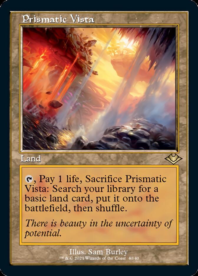 Prismatic Vista (Retro Foil Etched) [Modern Horizons] | Empire Gaming NC