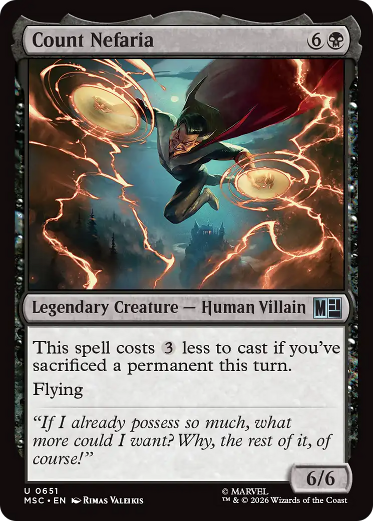 Count Nefaria [Marvel Super Heroes Commander] | Empire Gaming NC