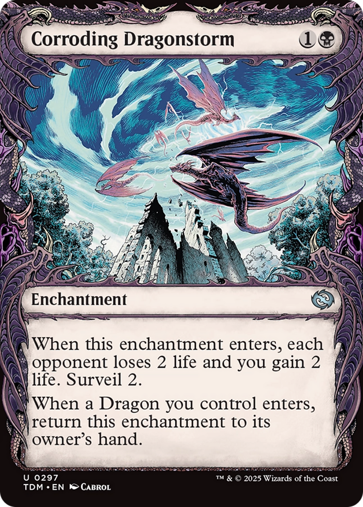 Corroding Dragonstorm (Showcase) [Tarkir: Dragonstorm] | Empire Gaming NC