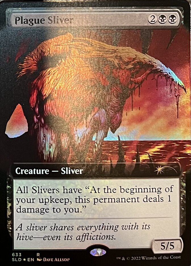 Plague Sliver (Extended Art) [Secret Lair Drop Promos] | Empire Gaming NC