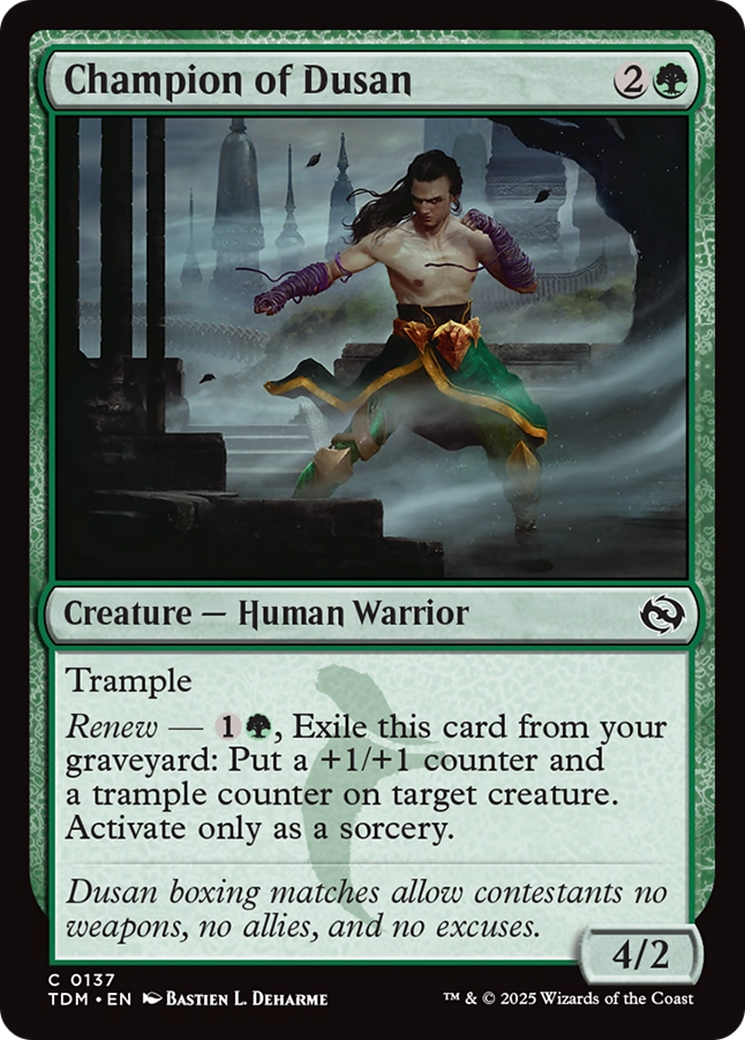 Champion of Dusan [Tarkir: Dragonstorm] | Empire Gaming NC