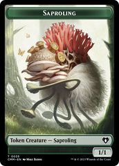 Saproling // Satyr Double-Sided Token [Commander Masters Tokens] | Empire Gaming NC