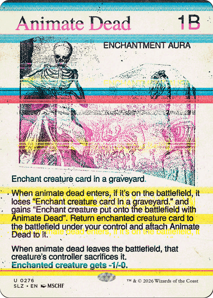 Animate Dead (0276) [Secret Lair x MSCHF: The Zeta Set] | Empire Gaming NC