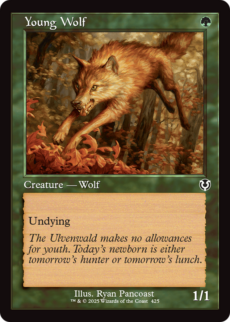 Young Wolf (Retro Frame) [Innistrad Remastered] | Empire Gaming NC