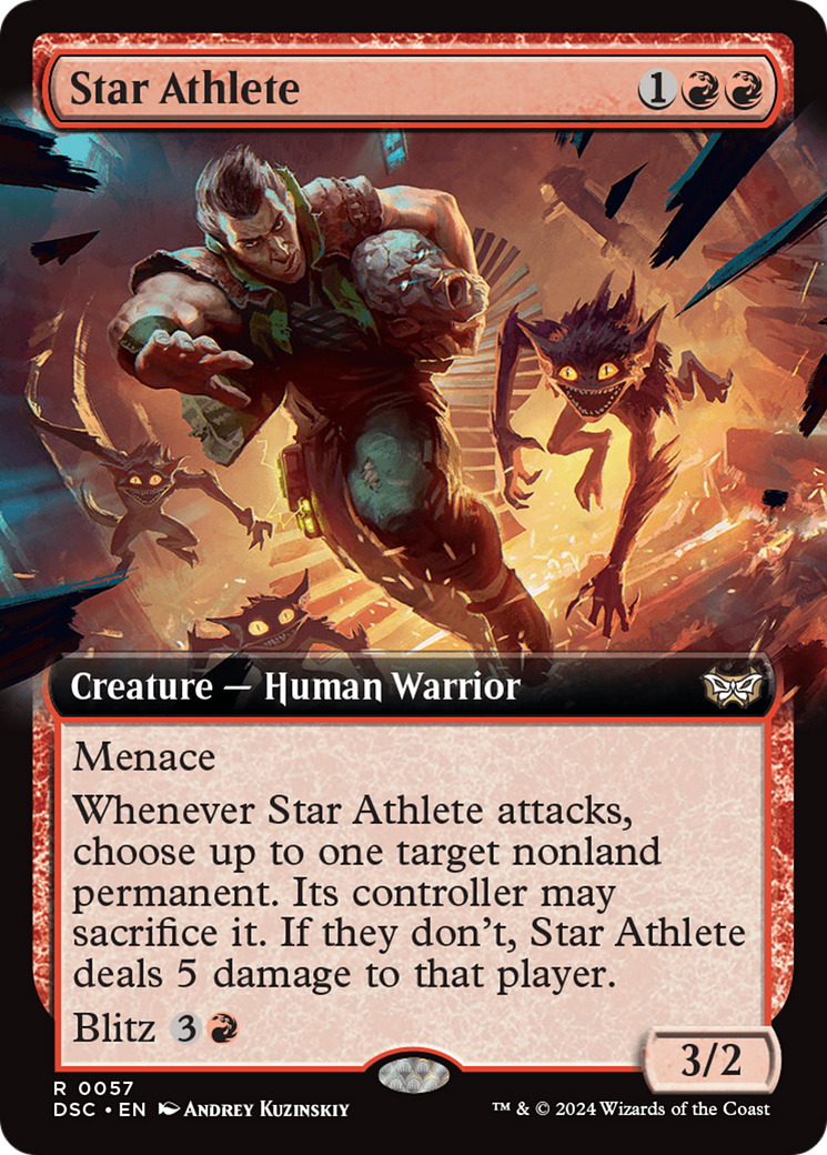 Star Athlete (Extended Art) [Duskmourn: House of Horror Commander] | Empire Gaming NC