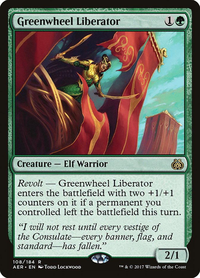Greenwheel Liberator [Aether Revolt] | Empire Gaming NC