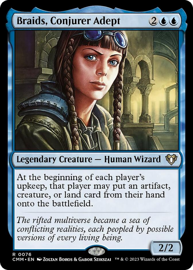 Braids, Conjurer Adept [Commander Masters] | Empire Gaming NC