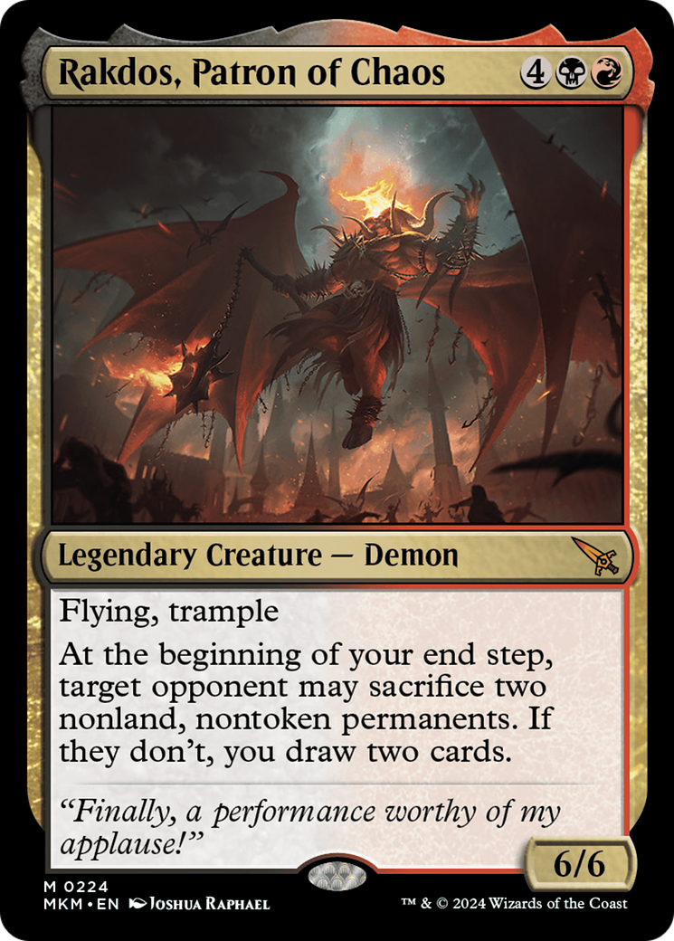 Rakdos, Patron of Chaos [Murders at Karlov Manor] | Empire Gaming NC