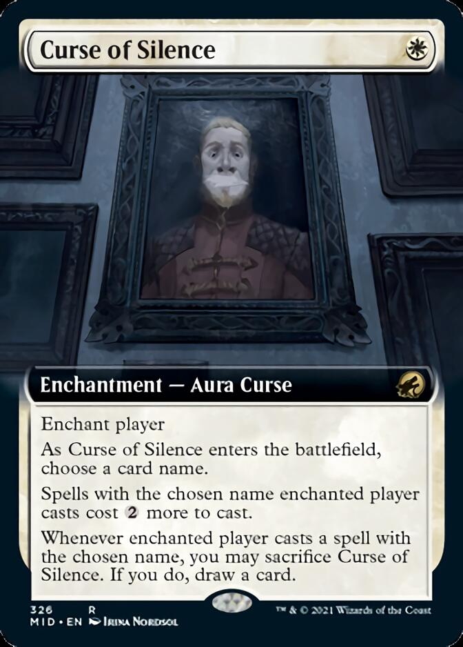 Curse of Silence (Extended Art) [Innistrad: Midnight Hunt] | Empire Gaming NC