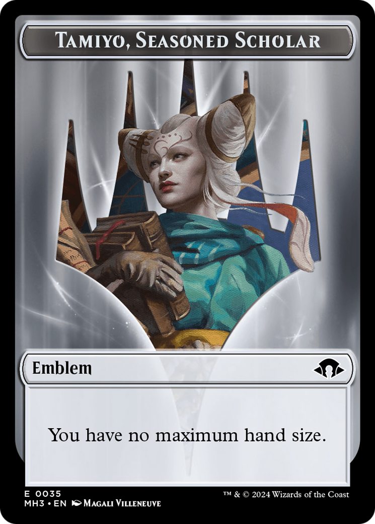 Tamiyo, Seasoned Scholar // Energy Reserve Double-Sided Token [Modern Horizons 3 Tokens] | Empire Gaming NC