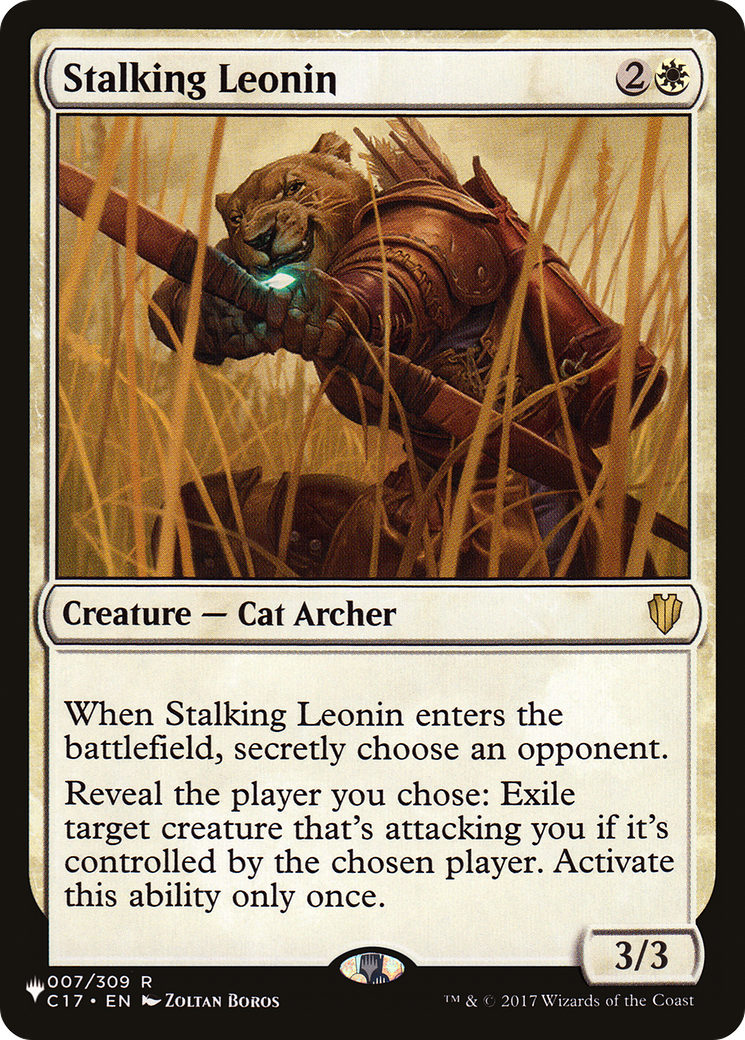 Stalking Leonin [The List] | Empire Gaming NC