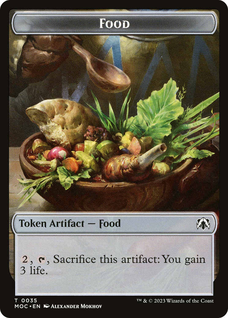 Food Token [March of the Machine Commander Tokens] | Empire Gaming NC