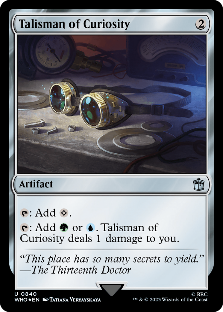 Talisman of Curiosity (Surge Foil) [Doctor Who] | Empire Gaming NC