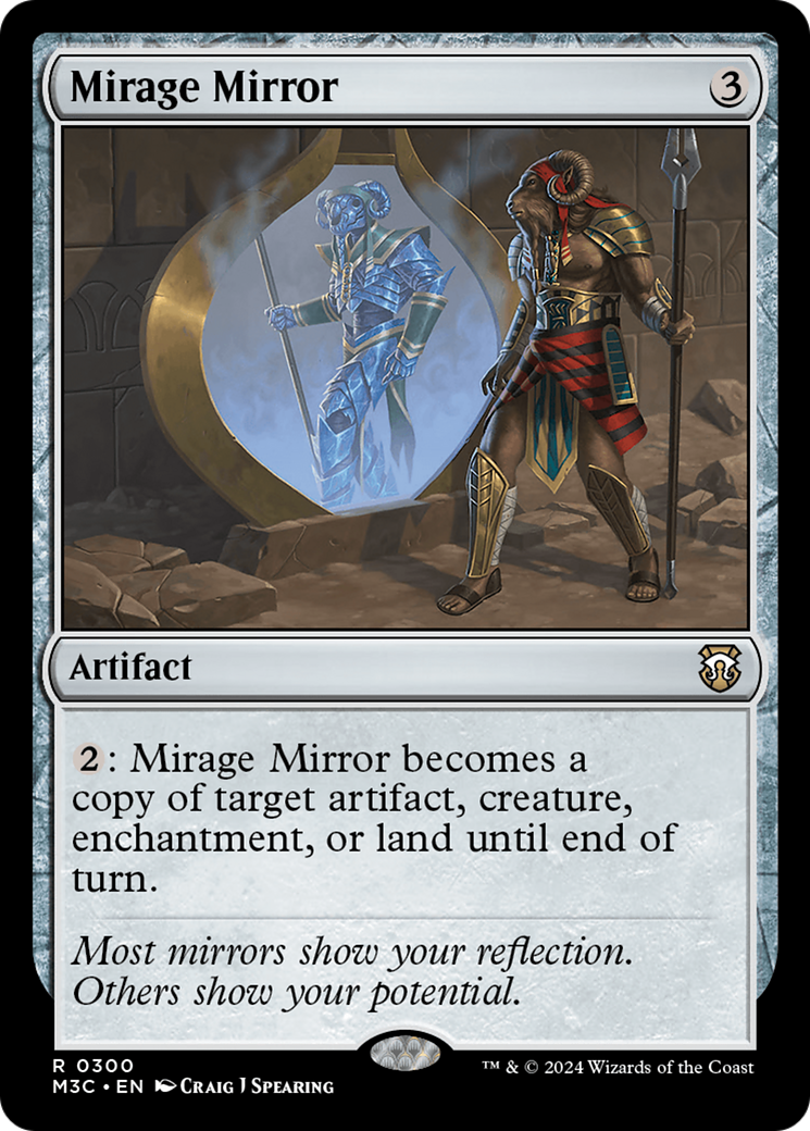 Mirage Mirror (Ripple Foil) [Modern Horizons 3 Commander] | Empire Gaming NC