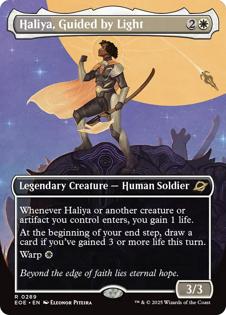 Haliya, Guided by Light (Borderless) [Edge of Eternities] | Empire Gaming NC