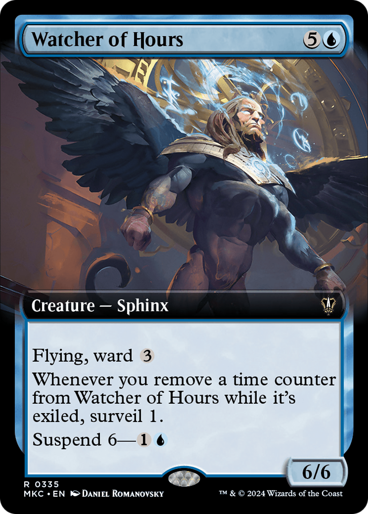 Watcher of Hours (Extended Art) [Murders at Karlov Manor Commander] | Empire Gaming NC