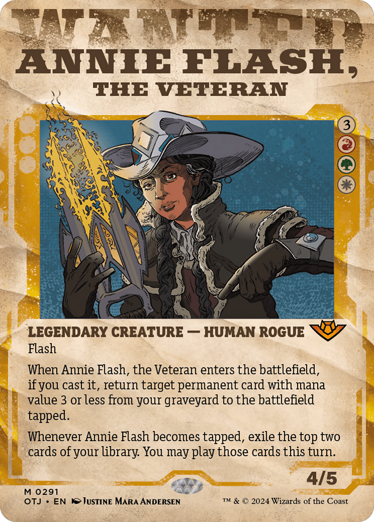 Annie Flash, the Veteran (Showcase) [Outlaws of Thunder Junction] | Empire Gaming NC