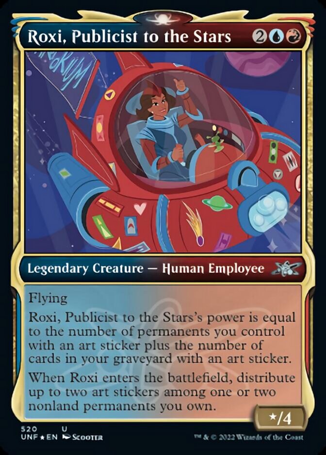 Roxi, Publicist to the Stars (Showcase) (Galaxy Foil) [Unfinity] | Empire Gaming NC