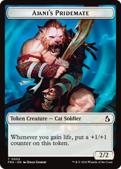 Ajani's Pridemate // Ajani Resolute Double-Sided Token [Reality Fracture Tokens] | Empire Gaming NC