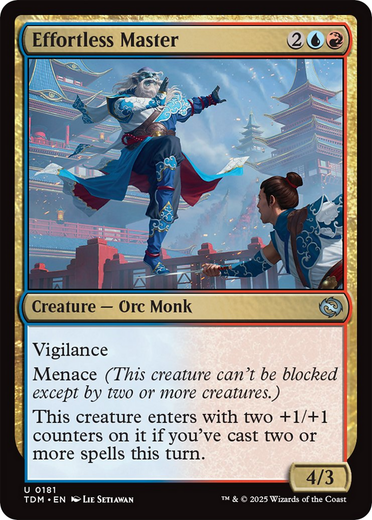 Effortless Master [Tarkir: Dragonstorm] | Empire Gaming NC