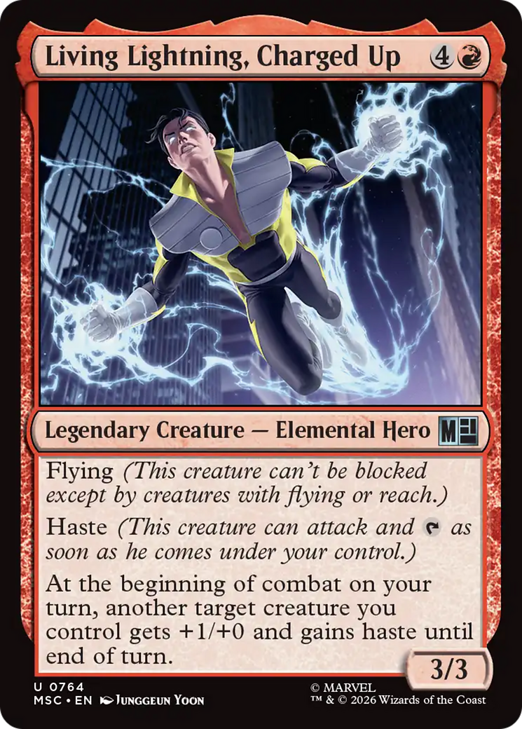 Living Lightning, Charged Up [Marvel Super Heroes Commander] | Empire Gaming NC