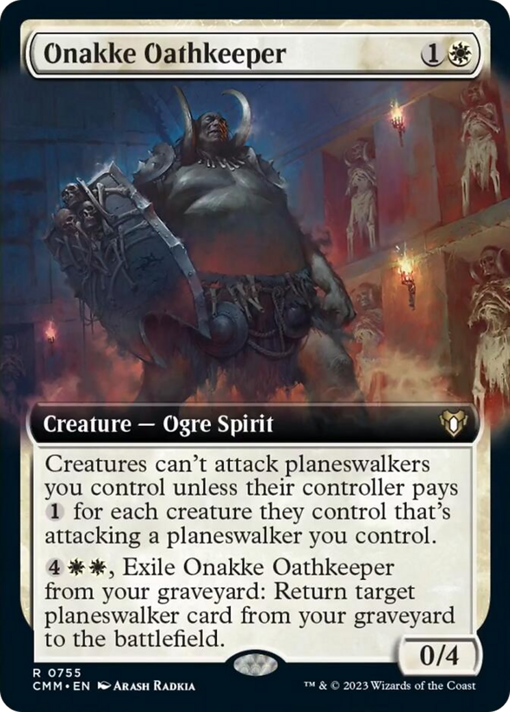 Onakke Oathkeeper (Extended Art) [Commander Masters] | Empire Gaming NC