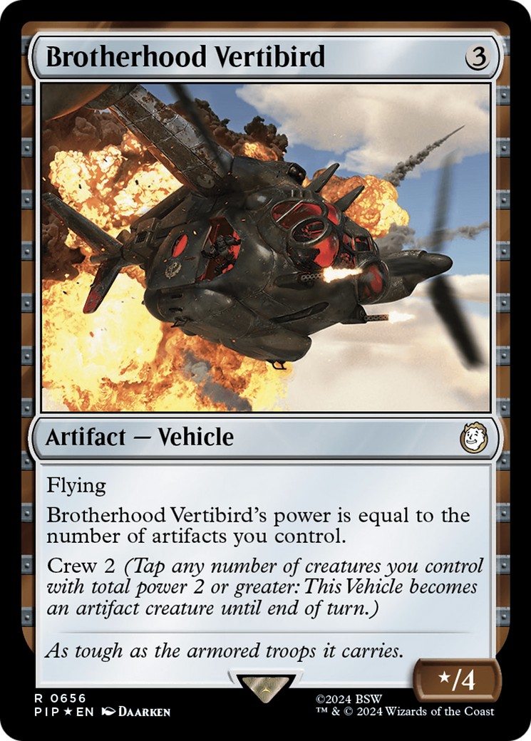 Brotherhood Vertibird (Surge Foil) [Fallout] | Empire Gaming NC