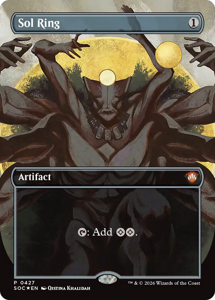 Sol Ring (Borderless) [Secrets of Strixhaven Commander] | Empire Gaming NC